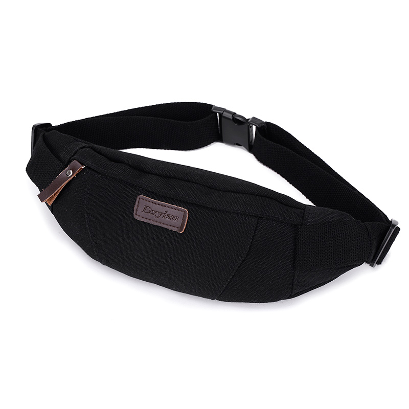 Mountain Biking Waist Pack - Men's Canvas Fanny Pack Waist Bag