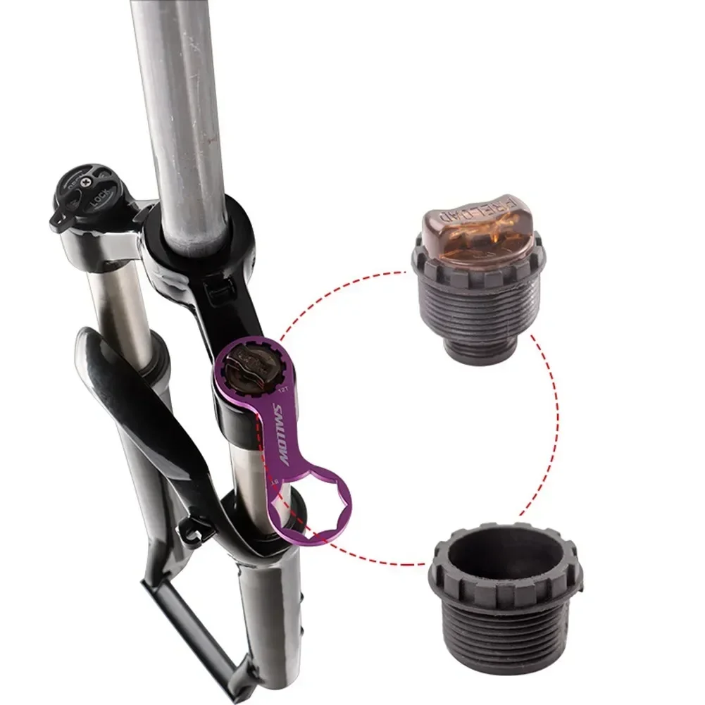 Xcm Mountain Biking - Bike Bicycle Fork Preload Adjustment Base