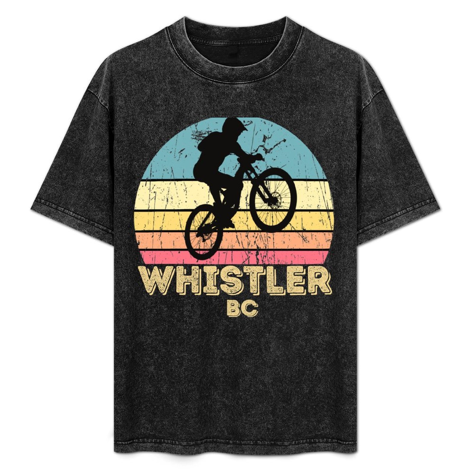 Mountain Biking Whistler - Whistler city mountain biking T-Shirt Soft