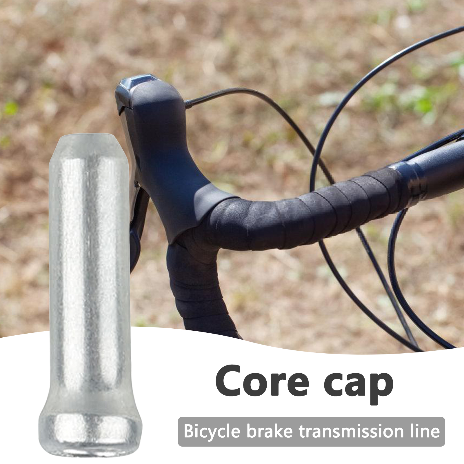 Mountain Biking Tips - 100Pcs Bicycle Brake Shifter Cable Tips