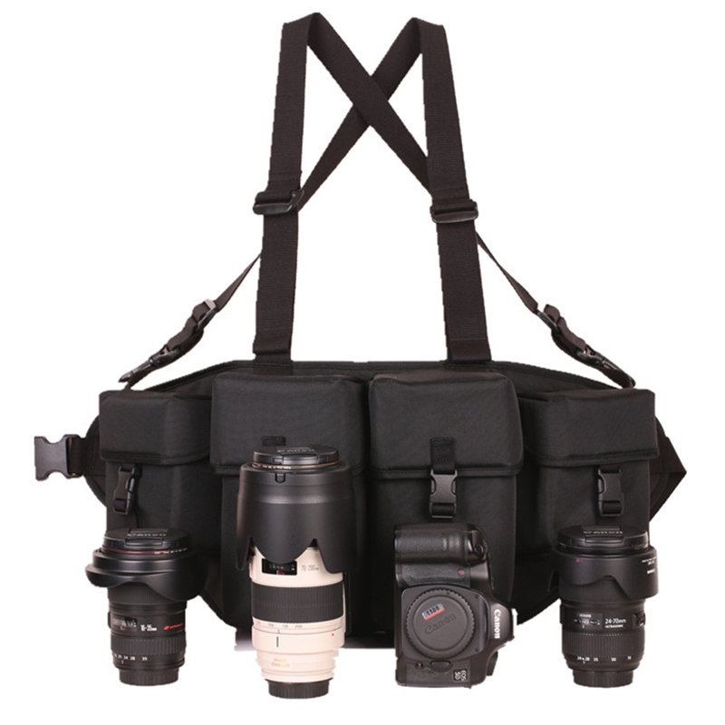 Mountain Biking Waist Pack - Professional Photography Camera Crossbody Bag SLR