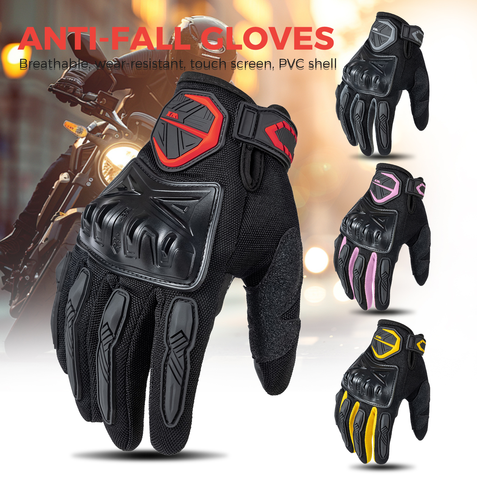 Mountain Biking Gloves - Summer Motorcycle Gloves Men Women Motorbike