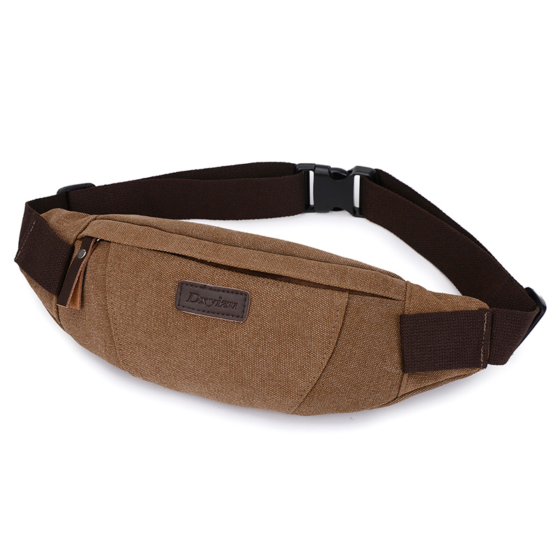Men's Canvas Fanny Pack Waist  - Mountain Biking Waist Pack บทวิจารณ์และราคา