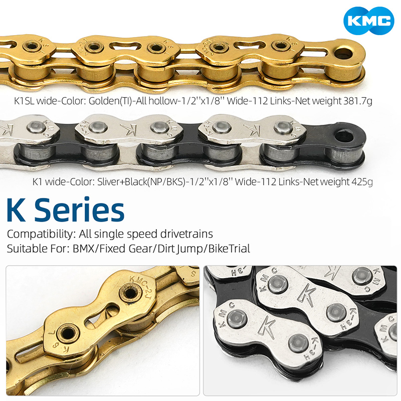 KMC bicycle chain single speed - Mountain Biking Track บทวิจารณ์และราคา