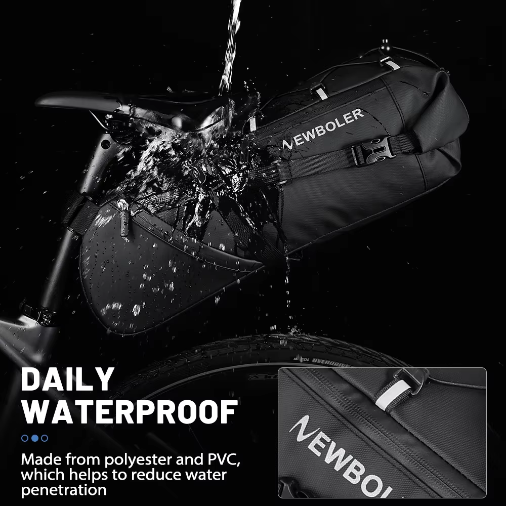 NEWBOLER 18L Bike Saddle Bag W - Mountain Biking Waist Pack บทวิจารณ์และราคา