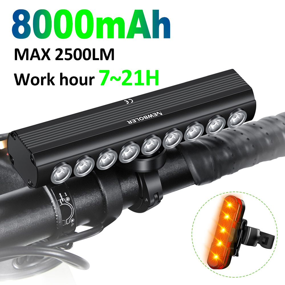 NEWBOLER 8000mAh Bicycle Light - Mountain Biking Backpack บทวิจารณ์และราคา