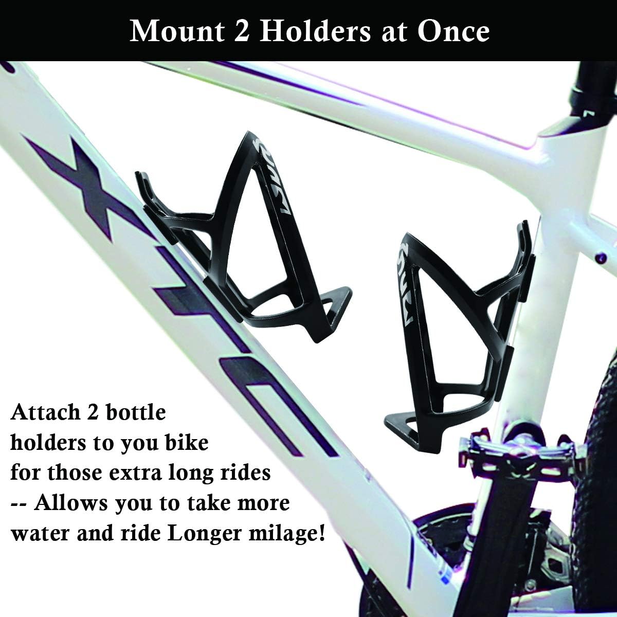 2-Pack Bike Water Bottle Cage  - Mountain Biking Images บทวิจารณ์และราคา