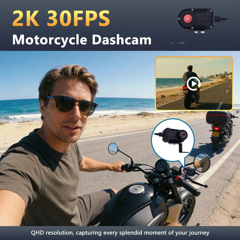 New 2K QHD Motorcycle Driving  - Mountain Biking Images บทวิจารณ์และราคา
