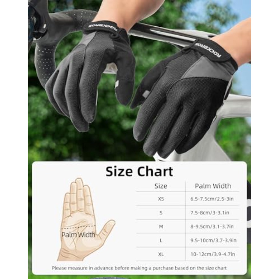 Cycling Gloves for Men Women - - Mountain Biking Gloves บทวิจารณ์และราคา