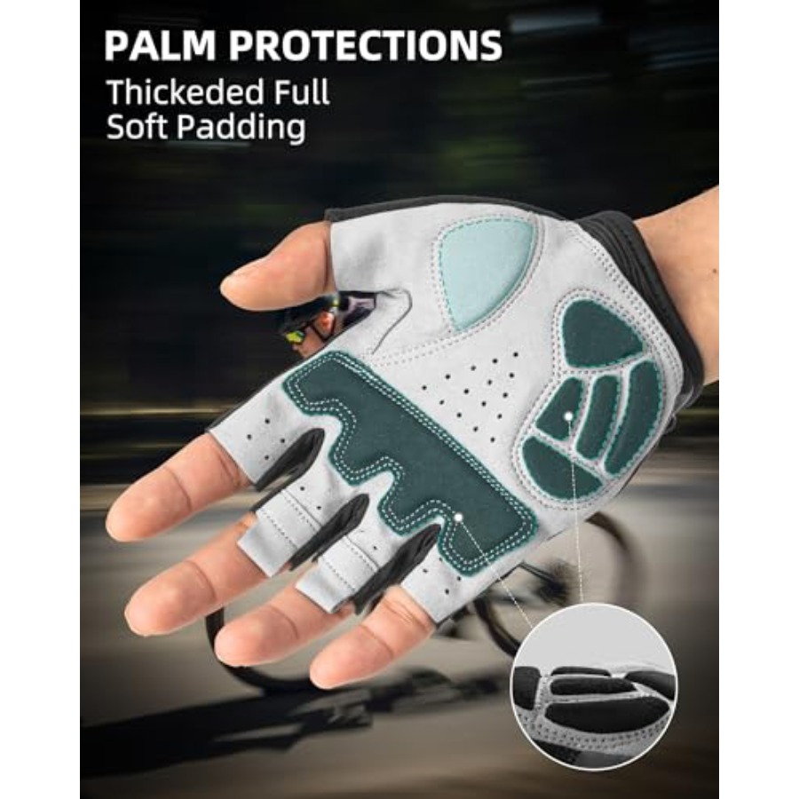 Cycling Gloves for Men Women - - Mountain Biking Gloves บทวิจารณ์และราคา