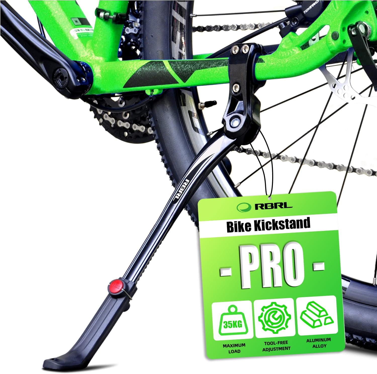 Bike Kickstand Adjustable for  - Mountain Biking Images บทวิจารณ์และราคา