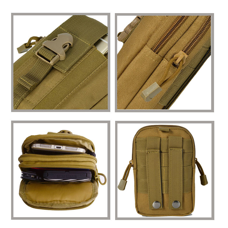 Tactical Molle Pouch Belt Wais - Mountain Biking Waist Pack บทวิจารณ์และราคา