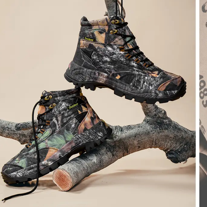 Men's High Top Camouflage Hunt - Men'S Mountain Biking Shoes บทวิจารณ์และราคา