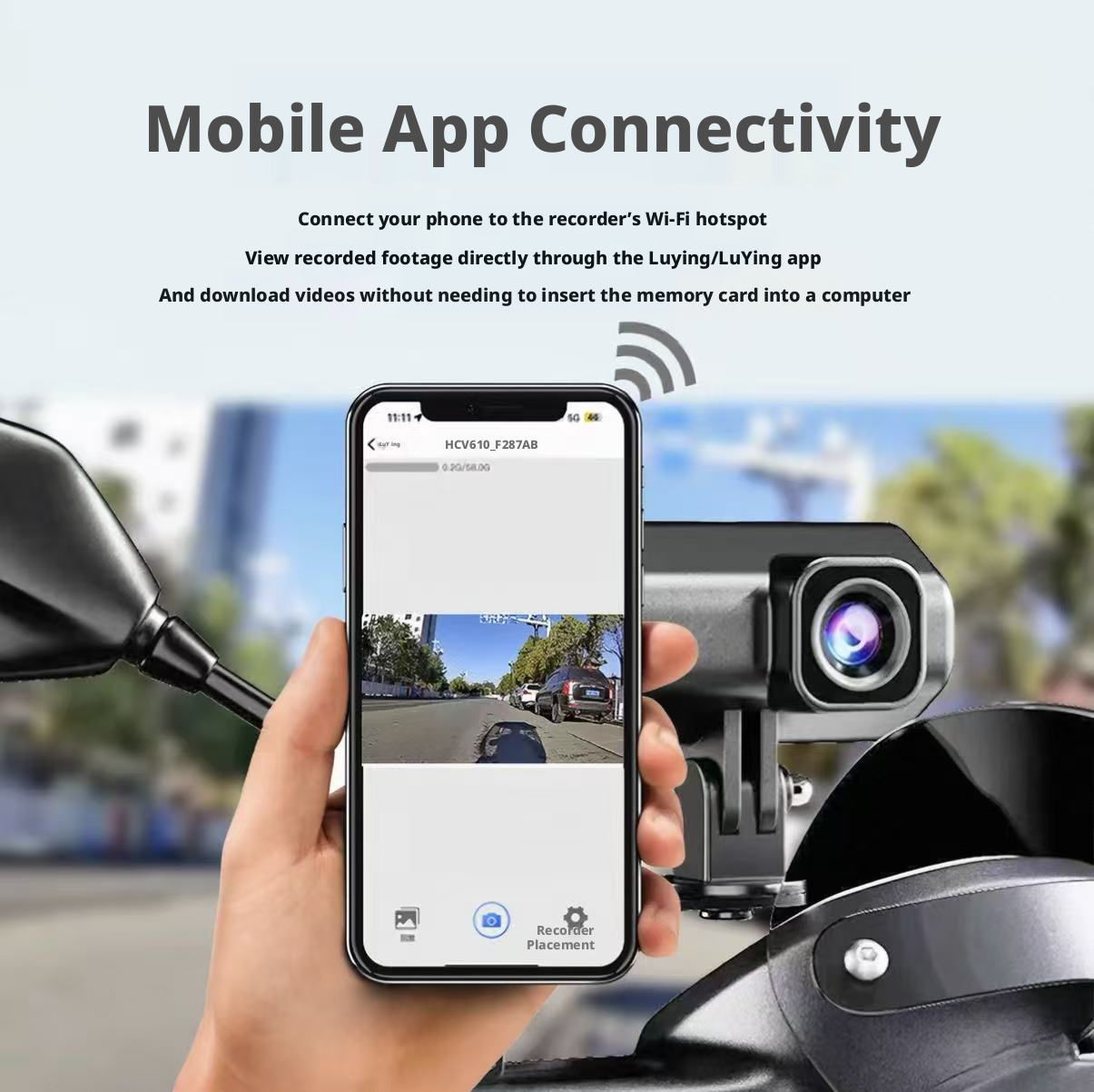 1080P HD Motorcycle Driving Da - Mountain Biking Images บทวิจารณ์และราคา