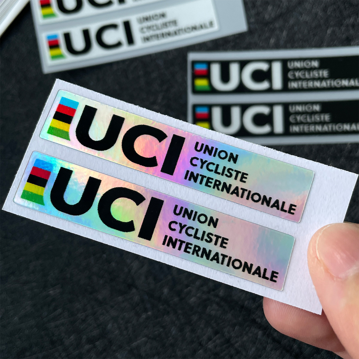 2Pcs UCI Style Reflective Lase - Mountain Biking Uci บทวิจารณ์และราคา