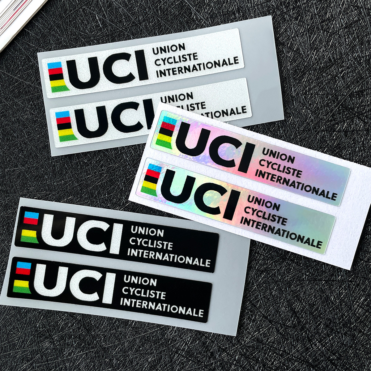 2Pcs UCI Style Reflective Lase - Mountain Biking Uci บทวิจารณ์และราคา