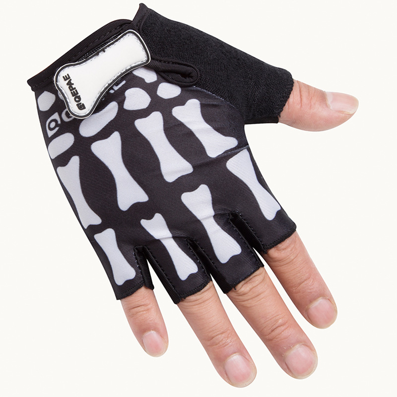 Cycling Gloves Short Finger Sk - Mountain Biking For Fitness บทวิจารณ์และราคา
