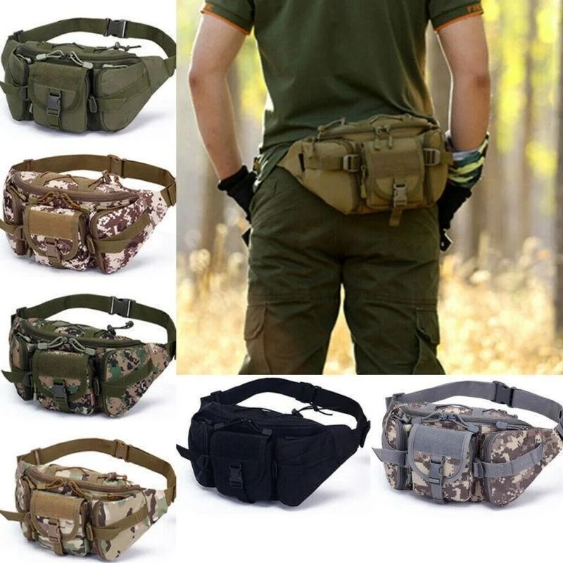 Multifunctional Waist Bag Men  - Mountain Biking Waist Pack บทวิจารณ์และราคา