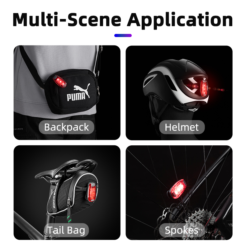 ROCKBROS Bike Tail Light Mini  - Mountain Biking Waist Pack บทวิจารณ์และราคา