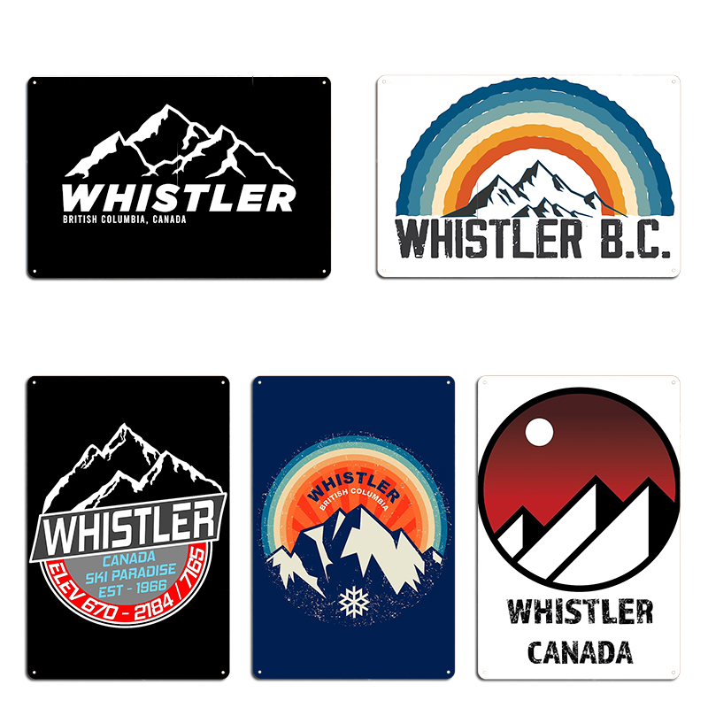Retro Ski Whistler B.C Canada  - Mountain Biking Whistler บทวิจารณ์และราคา
