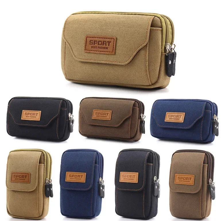 6.5 Inches Men Soft Pouch Belt - Mountain Biking Waist Pack บทวิจารณ์และราคา