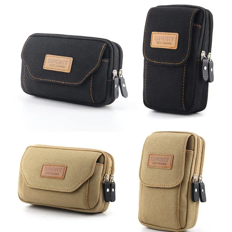 6.5 Inches Men Soft Pouch Belt - Mountain Biking Waist Pack บทวิจารณ์และราคา