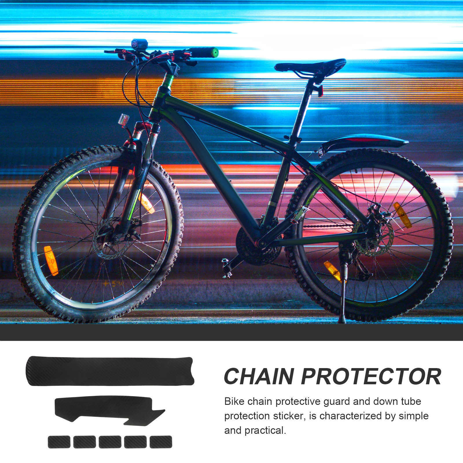 1 set Bike Chain Cover Protect - Chainstay Protector Wrap บทวิจารณ์และราคา