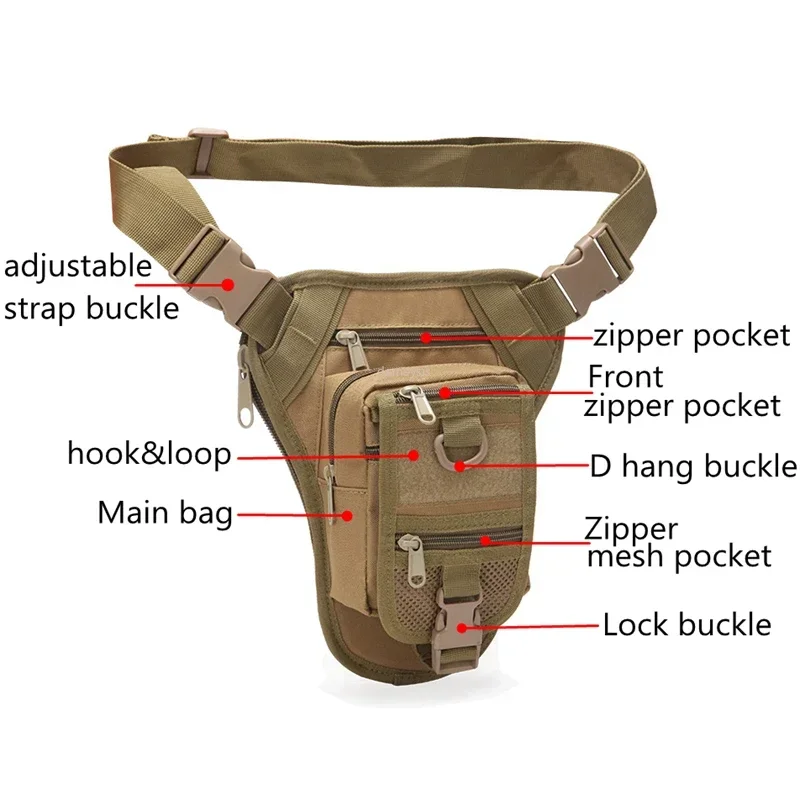 Tactical Bag  Combat Shooting  - Mountain Biking Waist Pack บทวิจารณ์และราคา