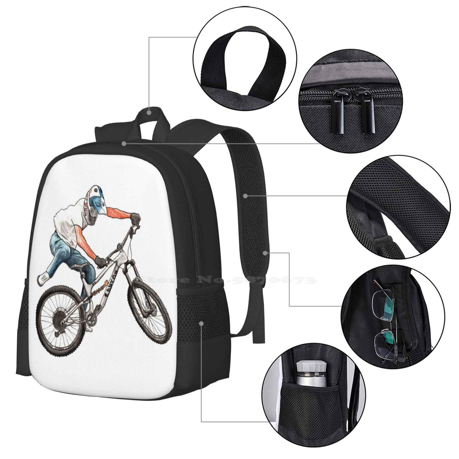 Fabio Wibmer Nac-Nac School Ba - Mountain Biking Backpack บทวิจารณ์และราคา