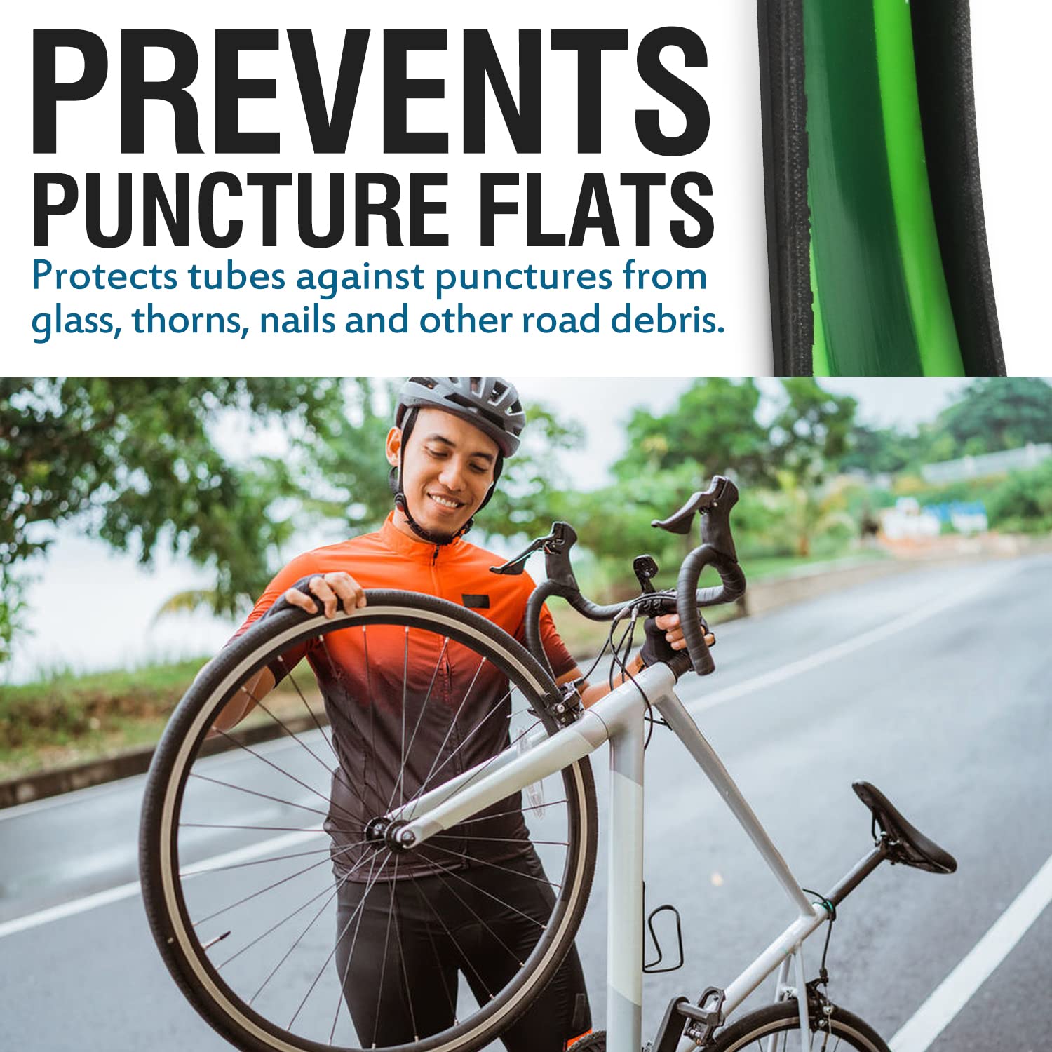 Bike Tire Liner-Help Prevent F - Mountain Biking Shoes บทวิจารณ์และราคา