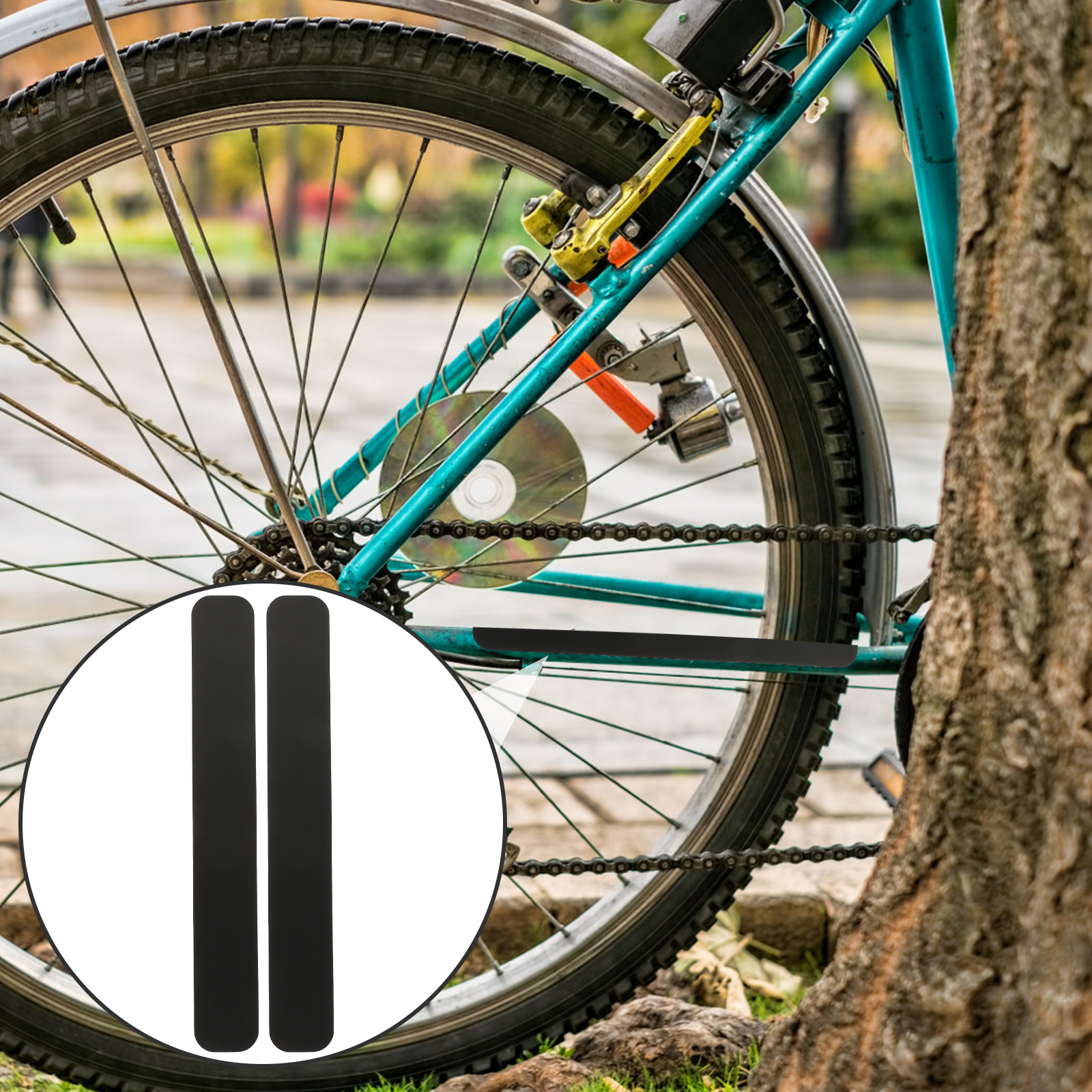 2Pcs Chain Protector Bike Fram - Chainstay Protector Wrap บทวิจารณ์และราคา