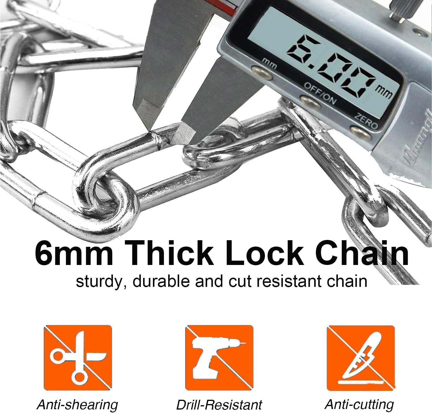 Bike Chain Lock, 5 Digit Combi - Mountain Biking Images บทวิจารณ์และราคา