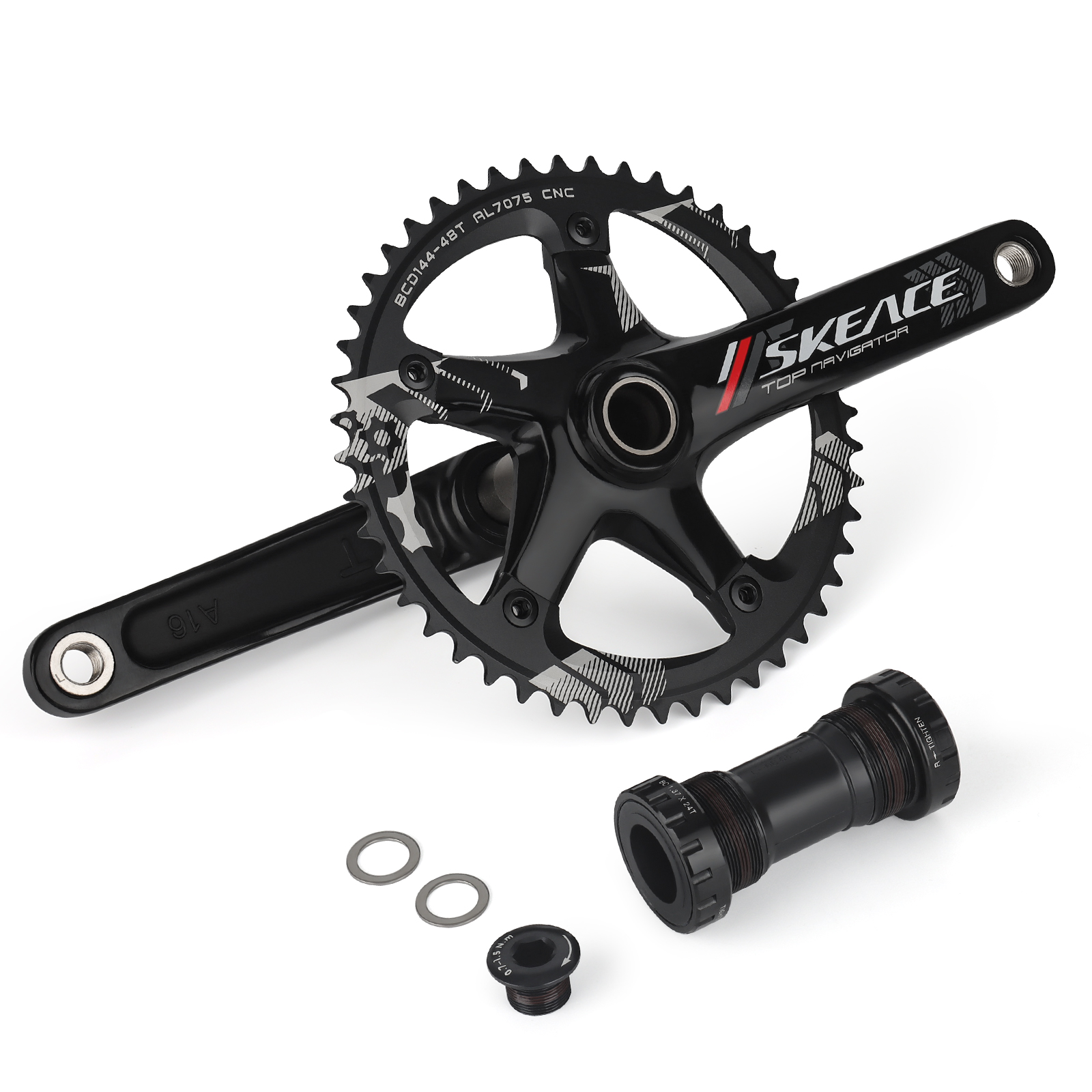 SKEACE Road Bike Crankset 144B - Mountain Biking Track บทวิจารณ์และราคา