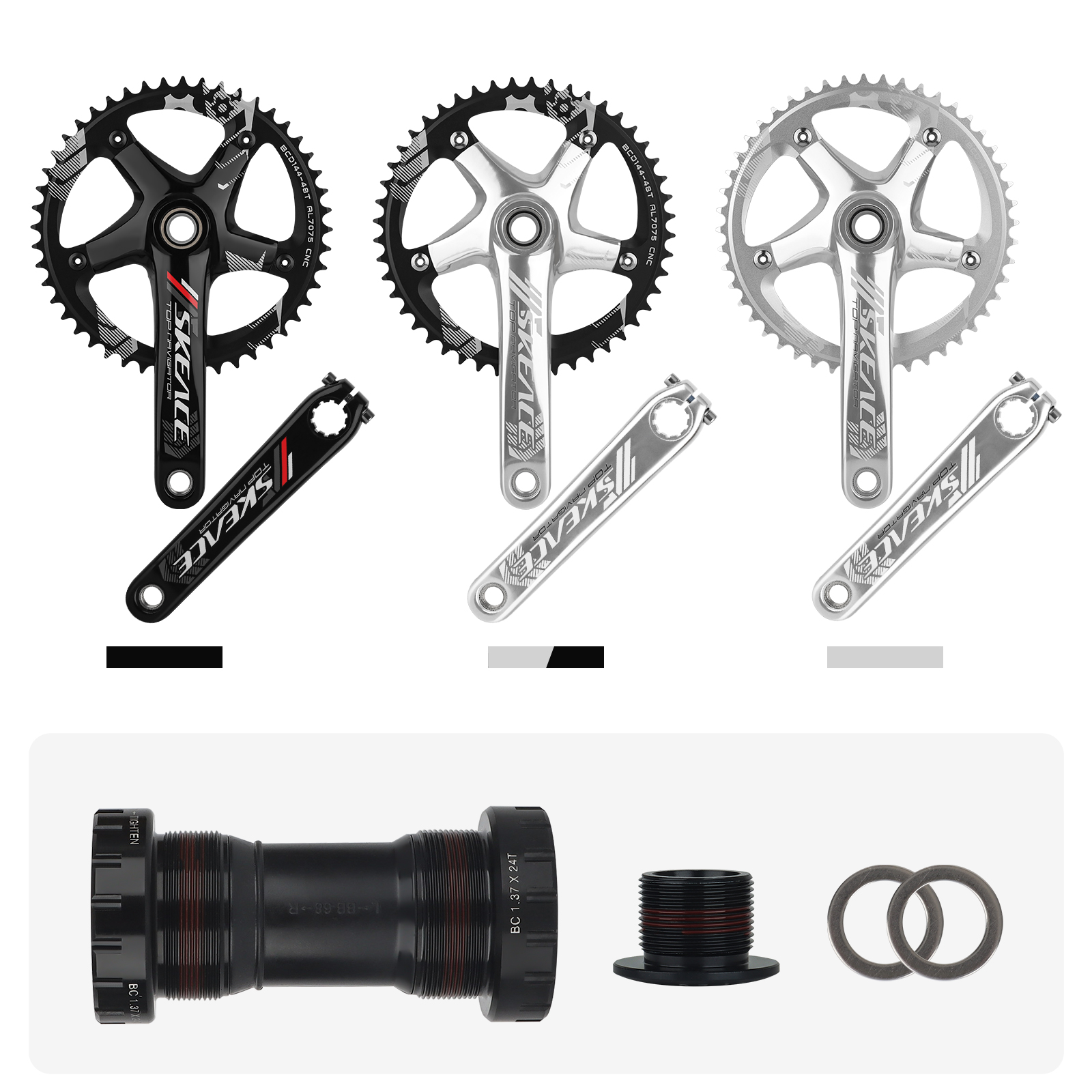 SKEACE Road Bike Crankset 144B - Mountain Biking Track บทวิจารณ์และราคา