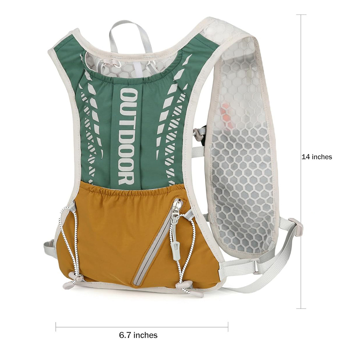 Reflective Running Hydration V - Mountain Biking Backpack บทวิจารณ์และราคา