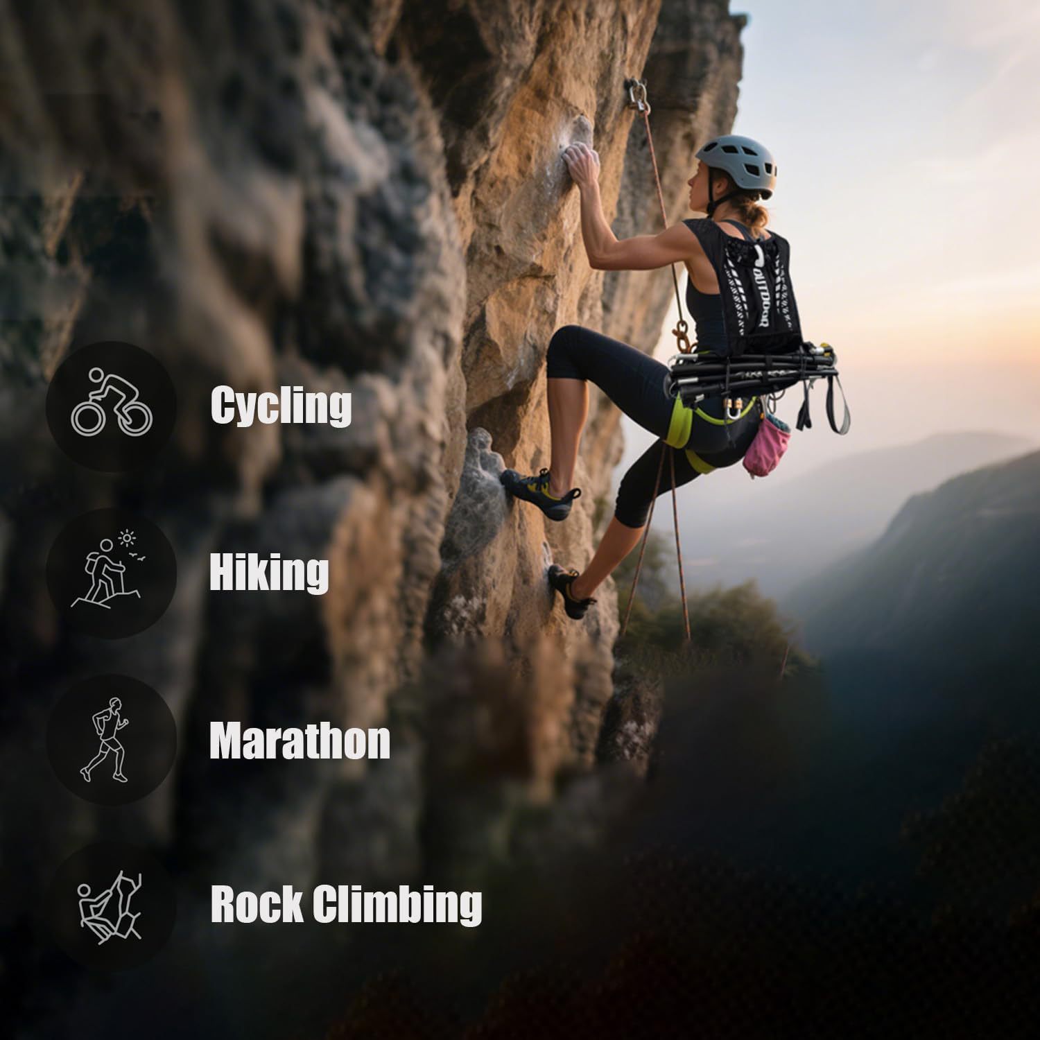 Reflective Running Hydration V - Mountain Biking Backpack บทวิจารณ์และราคา