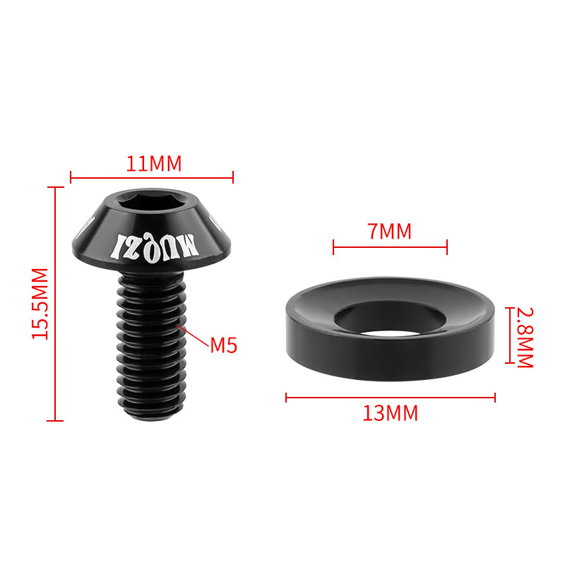 MUQZI 4PCS M5 Bike Brake Pads  - Mountain Biking Shoes บทวิจารณ์และราคา