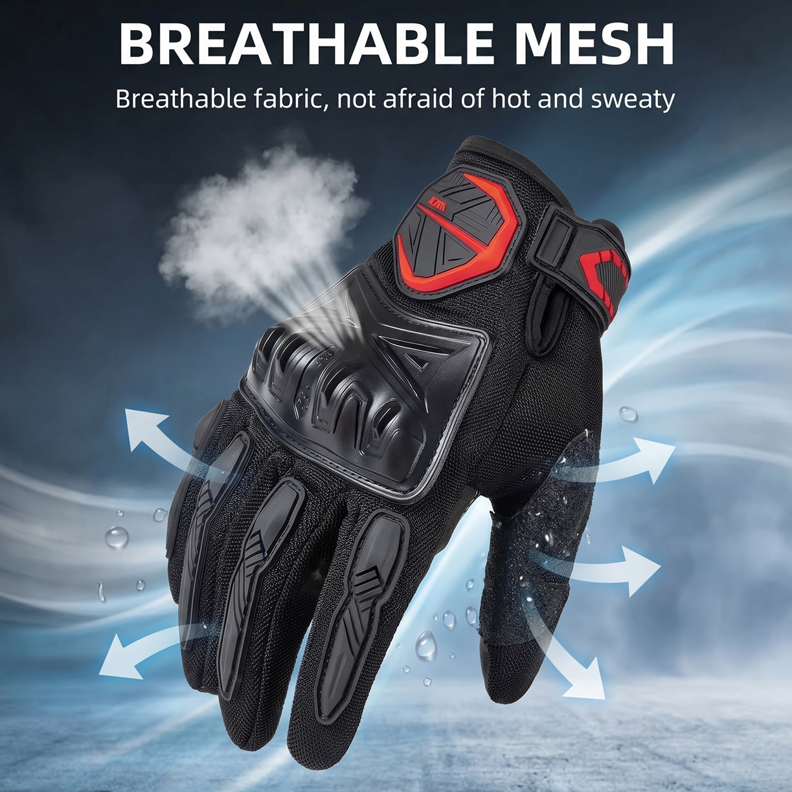 Summer Motorcycle Gloves Men W - Mountain Biking Gloves บทวิจารณ์และราคา