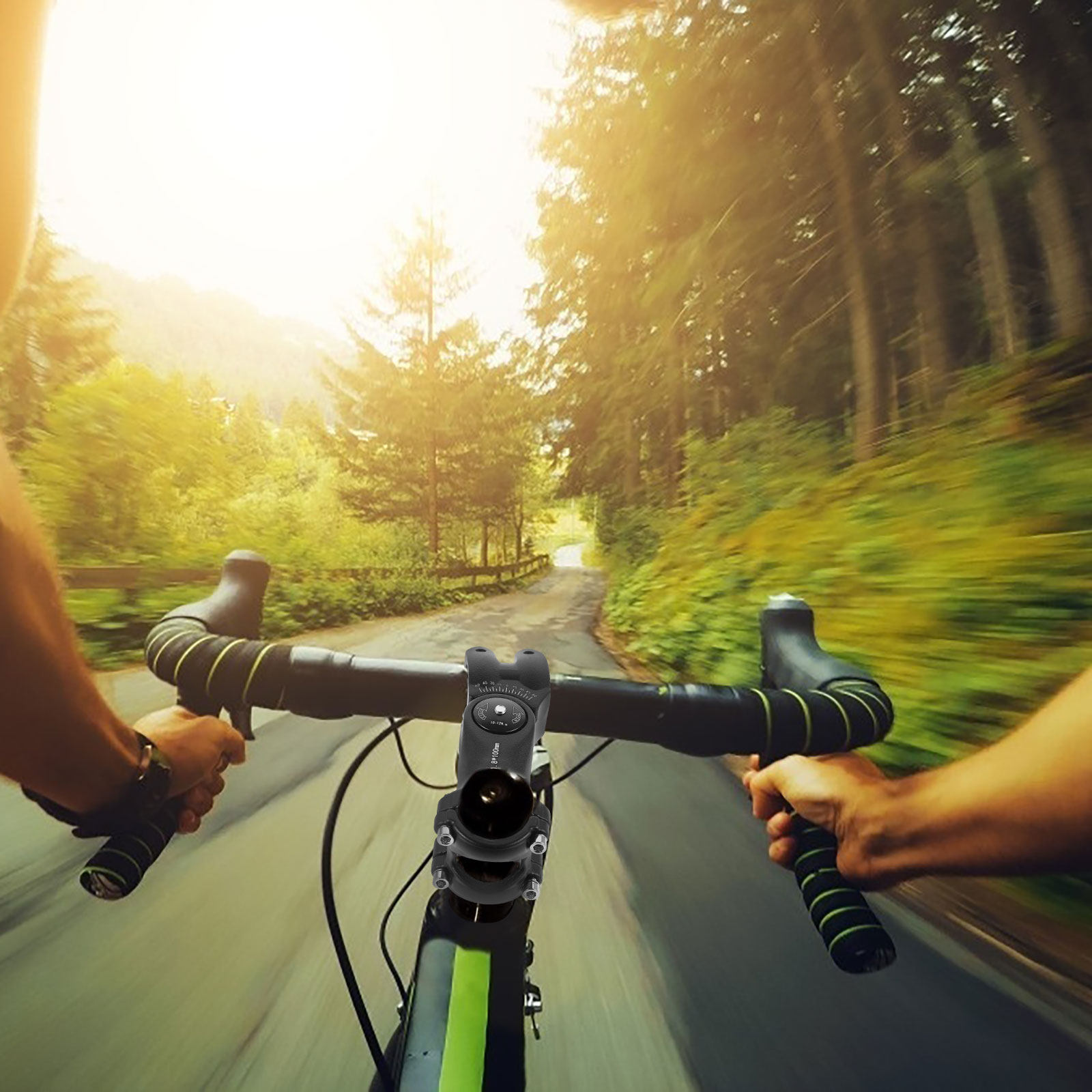 Adjustable Handlebar Stem Rise - Mountain Biking Track บทวิจารณ์และราคา