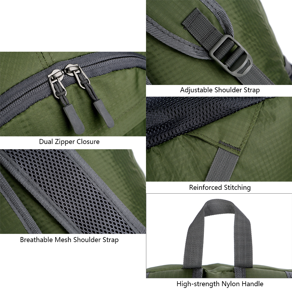 Lightweight Foldable Backpack  - Mountain Biking Backpack บทวิจารณ์และราคา